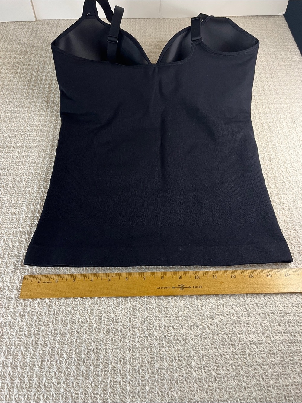 Shapermint Black Sweetheart Built-In Bra (wireless) Cami Top new in bag w tag XL - Picture 5 of 16